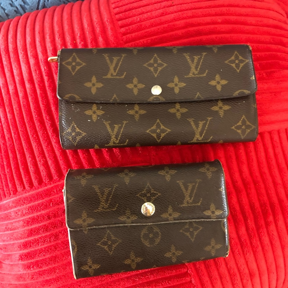 LV sarah wallet and alexandra both authentic